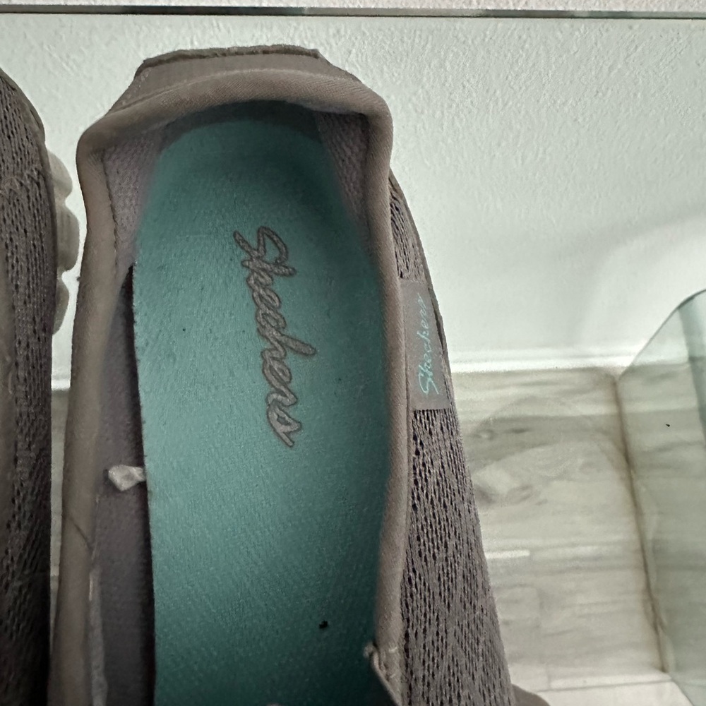 Skechers Women’s Gray Slip-On Loafers - Picture 3 of 6